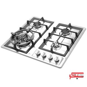اجاق گاز صفحه ای استیل اخوان مدل GI-143
